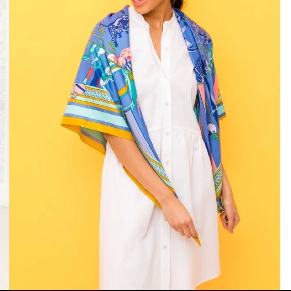 White Royal Shirt Dress
TUCKERNUCK - Picture 3 of 14